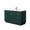 Custom image for Green with Brushed Nickel Trim / Giotto Quartz / No Mirror