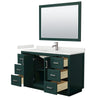 Custom image for Green with Brushed Nickel Trim / White Quartz / 46