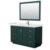 Custom image for Green with Brushed Nickel Trim / White Quartz / 46