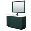 Custom image for Green with Matte Black Trim / Giotto Quartz / 46