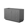 Custom image for Dark Gray with Brushed Nickel Trim / No Mirror