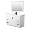 Custom image for White with Matte Black Trim / Giotto Quartz / 46