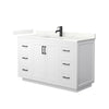Custom image for White with Matte Black Trim / Giotto Quartz / No Mirror