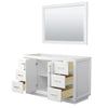 Custom image for White with Brushed Gold Trim / 46