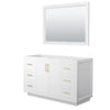 Custom image for White with Brushed Gold Trim / 46