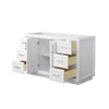 Custom image for White with Brushed Nickel Trim / No Mirror