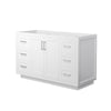 Custom image for White with Brushed Nickel Trim / No Mirror