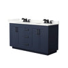 Custom image for Dark Blue with Matte Black Trim / Giotto Quartz / No Mirror
