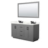 Custom image for Dark Gray with Matte Black Trim / Giotto Quartz / 58