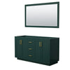 Custom image for Green with Brushed Gold Trim / 58
