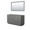 Custom image for Dark Gray with Brushed Gold Trim / 58