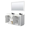 Custom image for White with Matte Black Trim / Giotto Quartz / 58