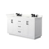 Custom image for White with Matte Black Trim / Giotto Quartz / No Mirror