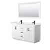Custom image for White with Matte Black Trim / White Quartz / 58