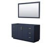 Custom image for Dark Blue with Brushed Gold Trim / 58