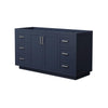 Custom image for Dark Blue with Brushed Nickel Trim / No Mirror