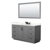 Custom image for Dark Gray with Matte Black Trim / Giotto Quartz / 58