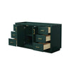 Custom image for Green with Brushed Gold Trim / No Mirror