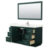 Custom image for Green with Brushed Nickel Trim / Giotto Quartz / 58
