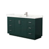 Custom image for Green with Brushed Nickel Trim / Giotto Quartz / No Mirror