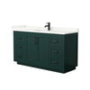 Custom image for Green with Matte Black Trim / Giotto Quartz / No Mirror