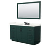 Custom image for Green with Matte Black Trim / Giotto Quartz / 58