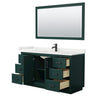 Custom image for Green with Matte Black Trim / White Quartz / 58