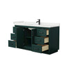 Custom image for Green with Matte Black Trim / White Quartz / No Mirror