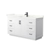Custom image for White with Matte Black Trim / Giotto Quartz / No Mirror