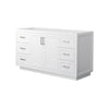 Custom image for White with Brushed Nickel Trim / No Mirror