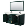 Custom image for Green with Matte Black Trim / Giotto Quartz / 58