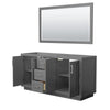 Custom image for Dark Gray with Brushed Nickel Trim / 58