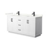 Custom image for White with Matte Black Trim / Giotto Quartz / No Mirror