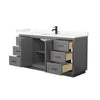 Custom image for Dark Gray with Matte Black Trim / Giotto Quartz / No Mirror
