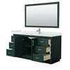 Custom image for Green with Brushed Nickel Trim / White Quartz / 58