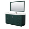 Custom image for Green with Brushed Nickel Trim / White Quartz / 58
