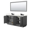 Custom image for Dark Gray with Matte Black Trim / Giotto Quartz / 70