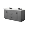 Custom image for Dark Gray with Matte Black Trim / Giotto Quartz / No Mirror