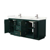 Custom image for Green with Brushed Nickel Trim / Giotto Quartz / No Mirror
