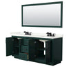Custom image for Green with Matte Black Trim / Giotto Quartz / 70