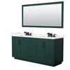 Custom image for Green with Matte Black Trim / Giotto Quartz / 70