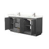 Custom image for Dark Gray with Brushed Nickel Trim / Giotto Quartz / No Mirror