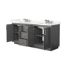 Custom image for Dark Gray with Brushed Nickel Trim / Giotto Quartz / No Mirror