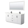 Custom image for White with Matte Black Trim / Giotto Quartz / 70