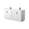Custom image for White with Matte Black Trim / Giotto Quartz / No Mirror