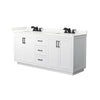Custom image for White with Matte Black Trim / Giotto Quartz / No Mirror