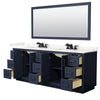Custom image for Dark Blue with Matte Black Trim / Giotto Quartz / 70