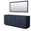 Custom image for Dark Blue with Brushed Gold Trim / 70