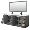 Custom image for Dark Gray with Matte Black Trim / Giotto Quartz / 70