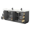 Custom image for Dark Gray with Matte Black Trim / Giotto Quartz / No Mirror